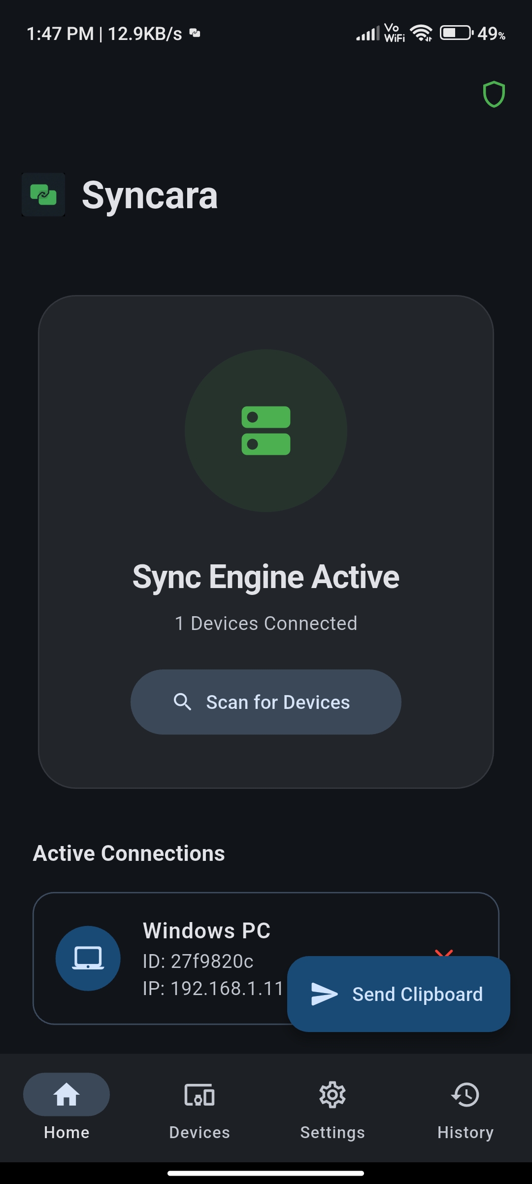 Syncara Android App